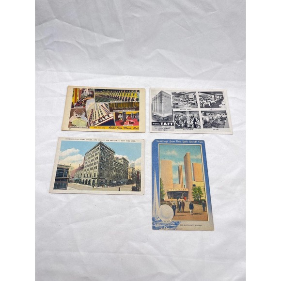 VTG set of 4 New York City postcards - Picture 2 of 6
